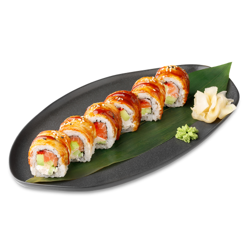 unagi-salmon-roll